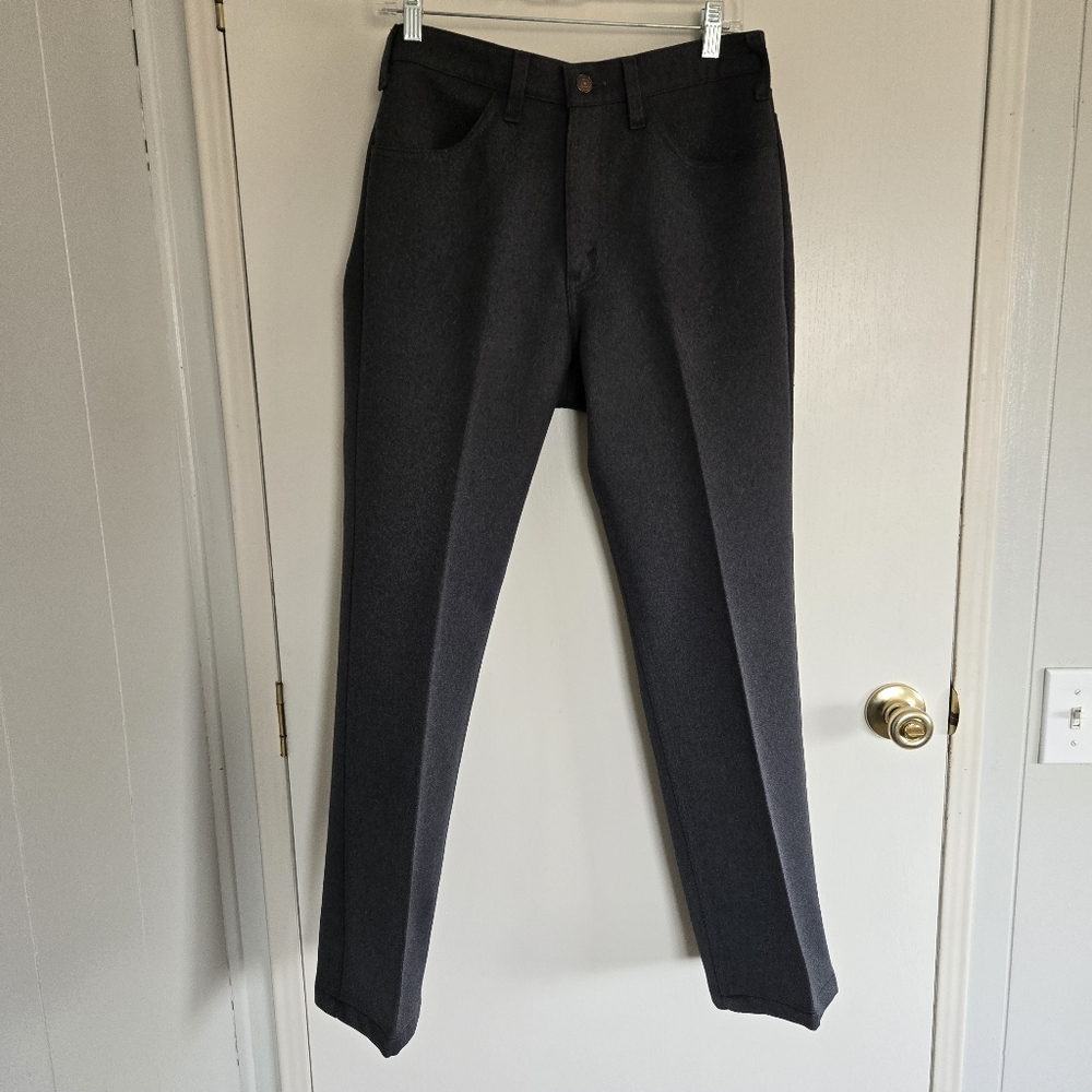 Vintage Levi's Gray Straight-Leg Trousers 32 70's